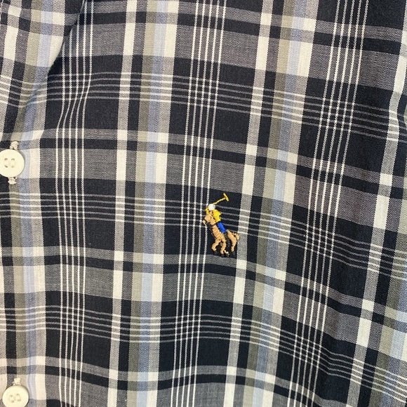 Polo Black and White Casual Button Down Shirt - Picture 3 of 8